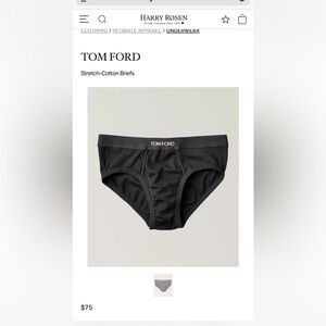 6x Tom Ford briefs
5 black 1 white Men size L